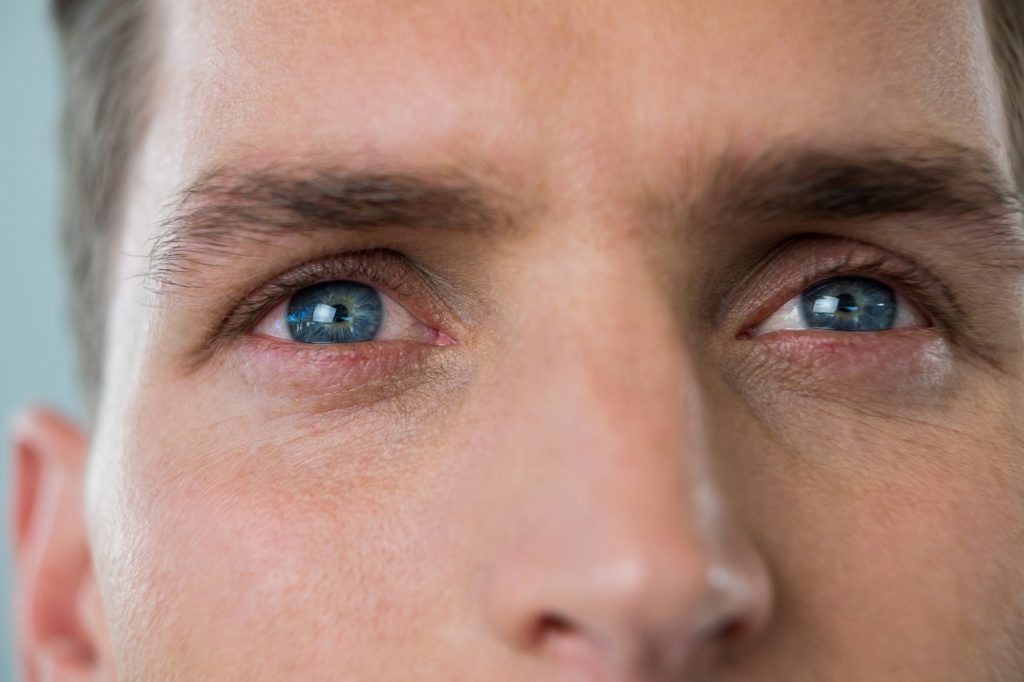 Eyes of a man